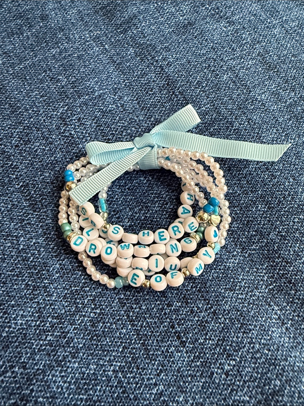 CUSTOM 90s Boy Band Inspired Concert Bracelet Stack